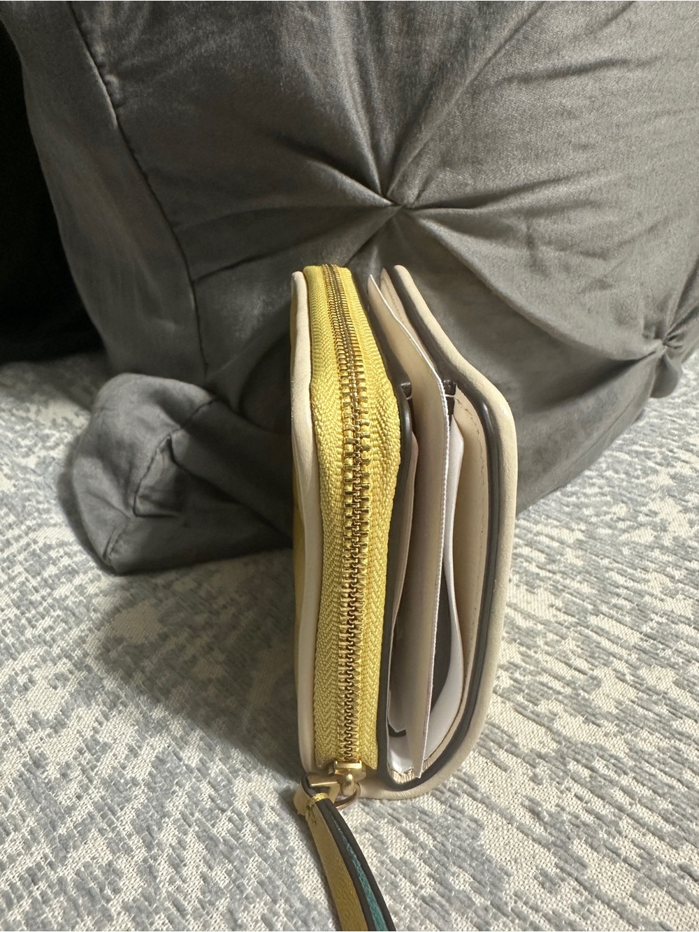 Tory Burch Color Block Bi-Fold Wallet - Picture 3 of 8